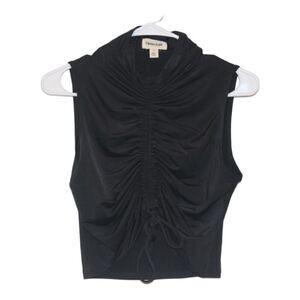 Open Edit Black Crop top Women Size Small